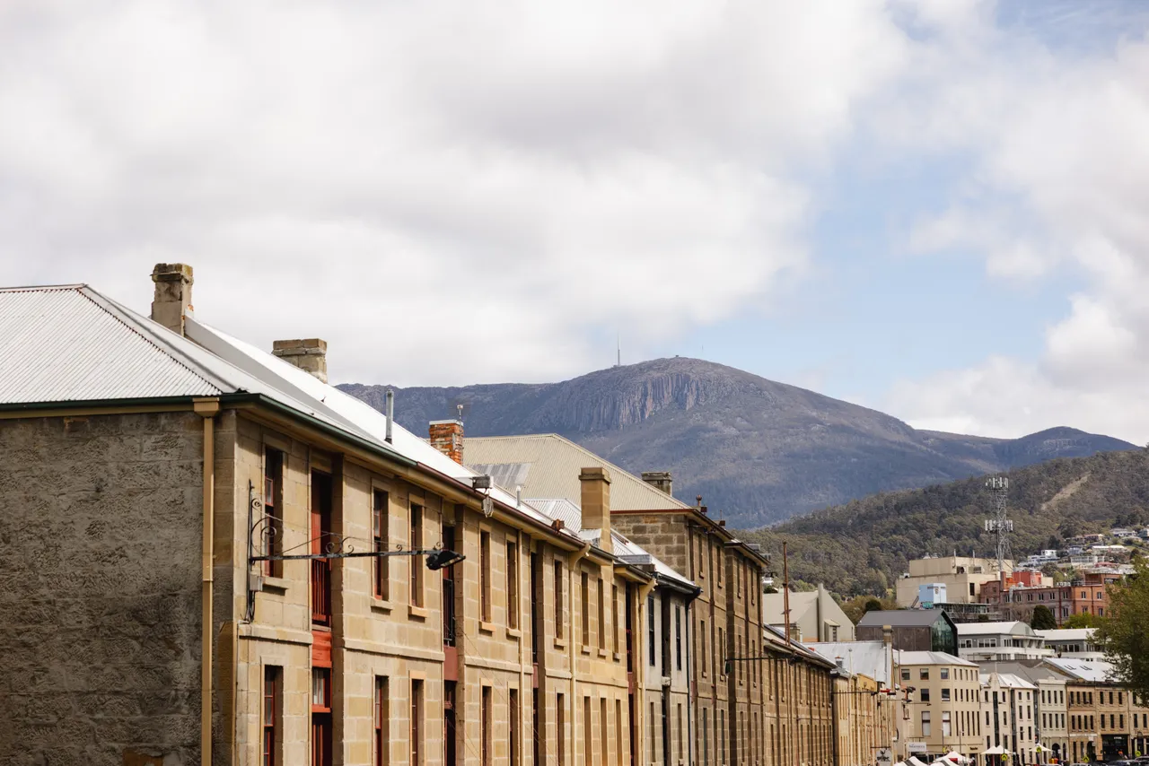 kunanyi / Mount Wellington from Salamanca