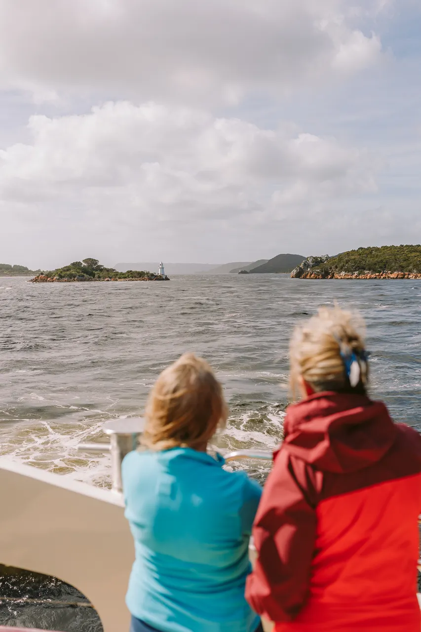 Boat View Into Macquarie Harbour