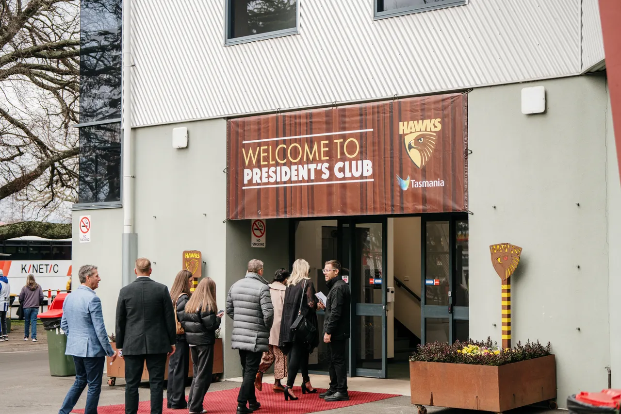 Spectators Entering UTAS Stadium