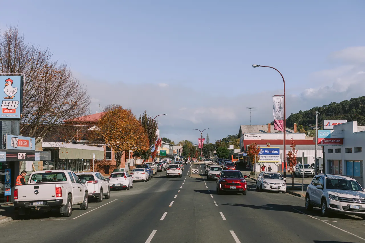 Main Road in Huonville