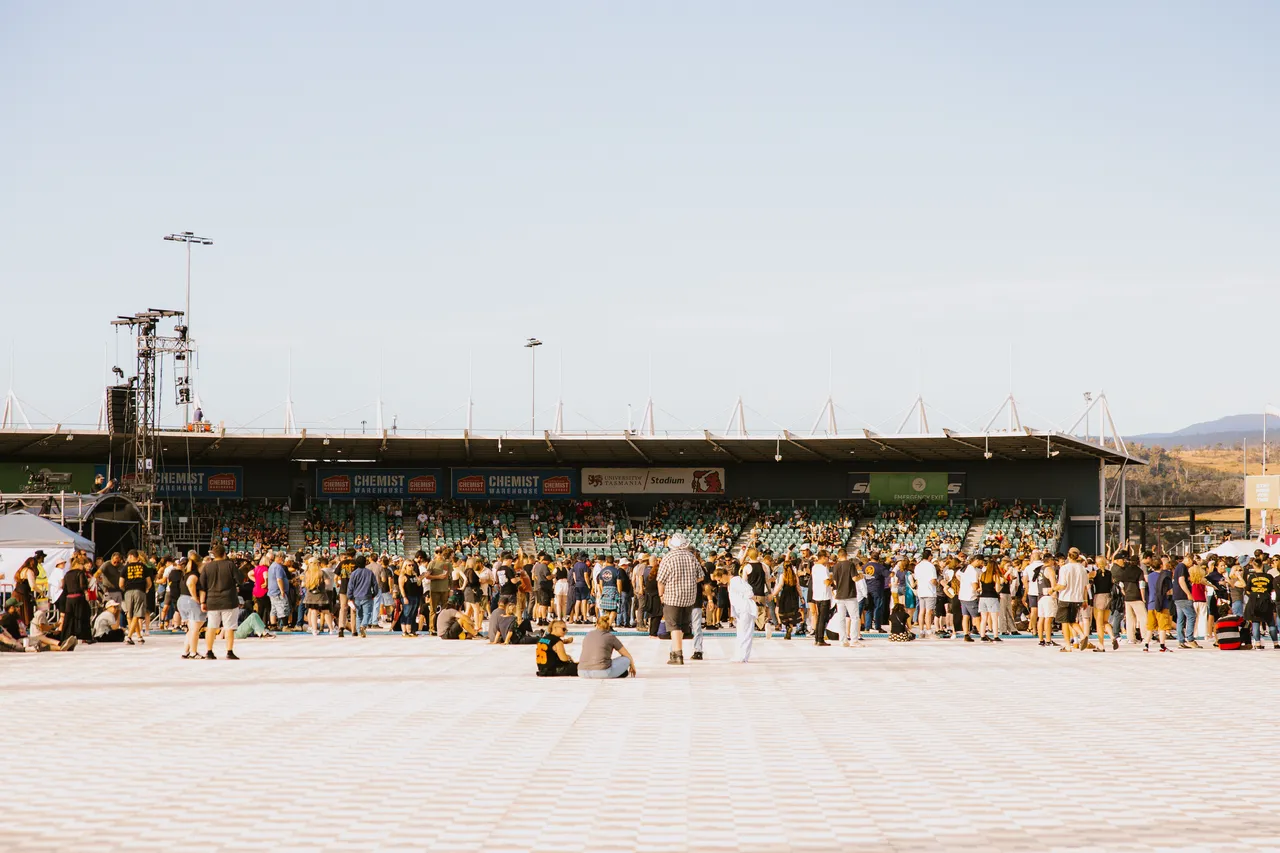 Crowd Gathering in UTAS Stadium