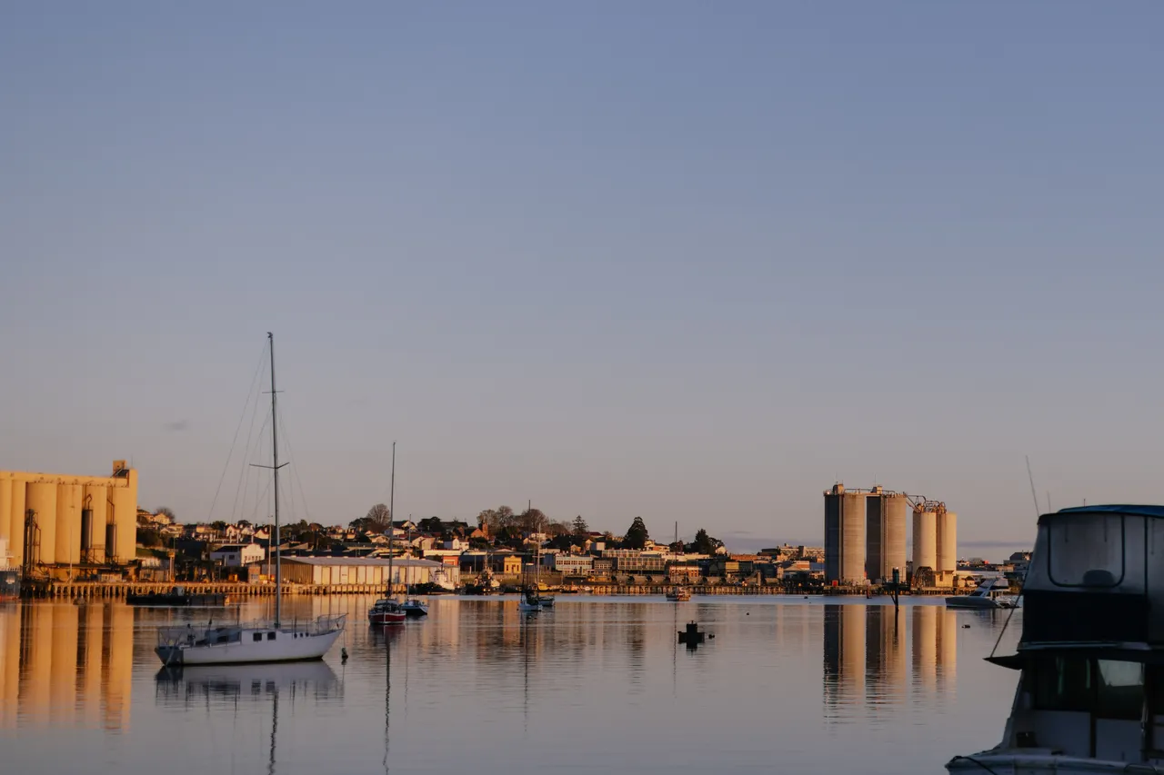 Port of Devonport at Sunrise