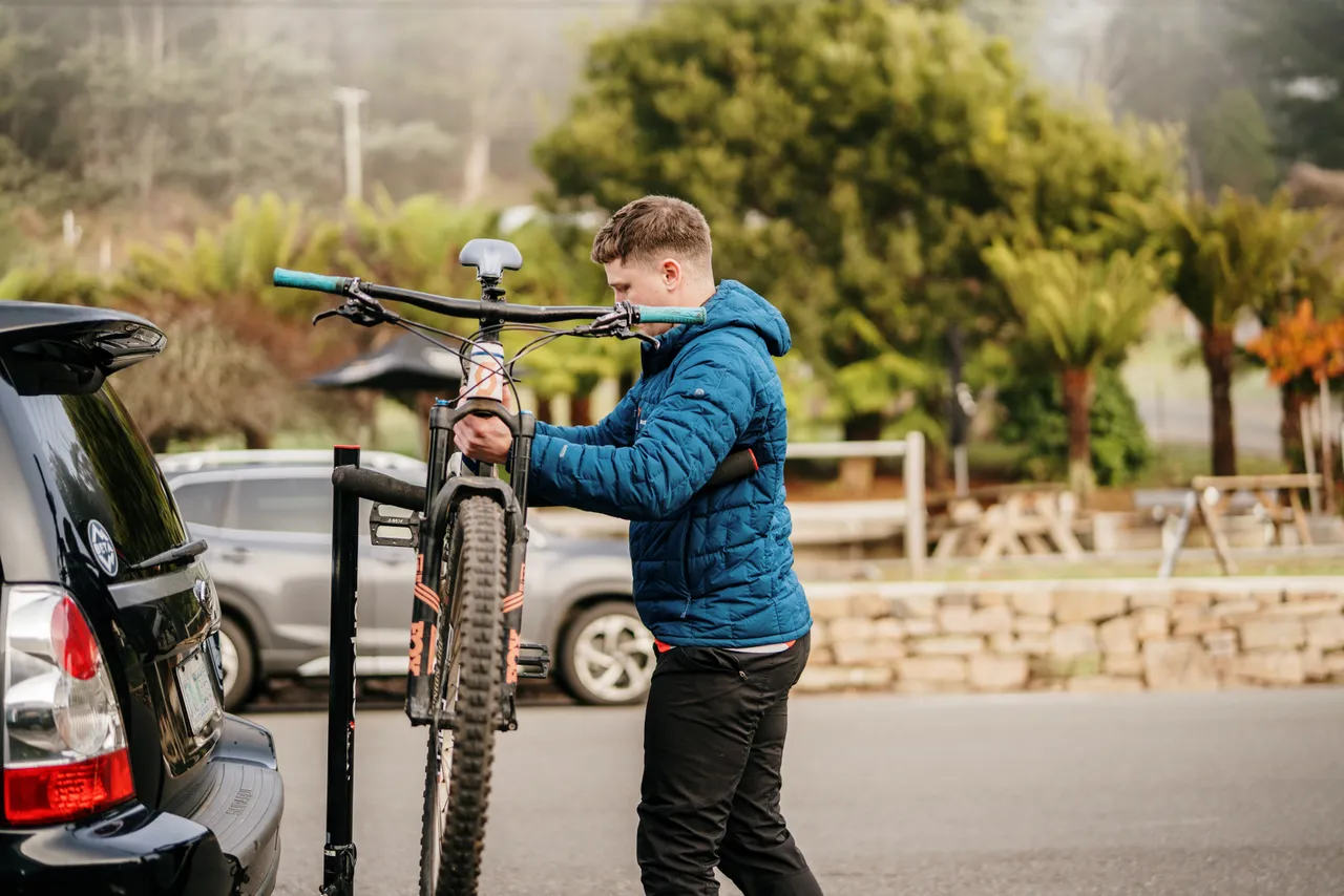 Mounting Bike on Car Rack