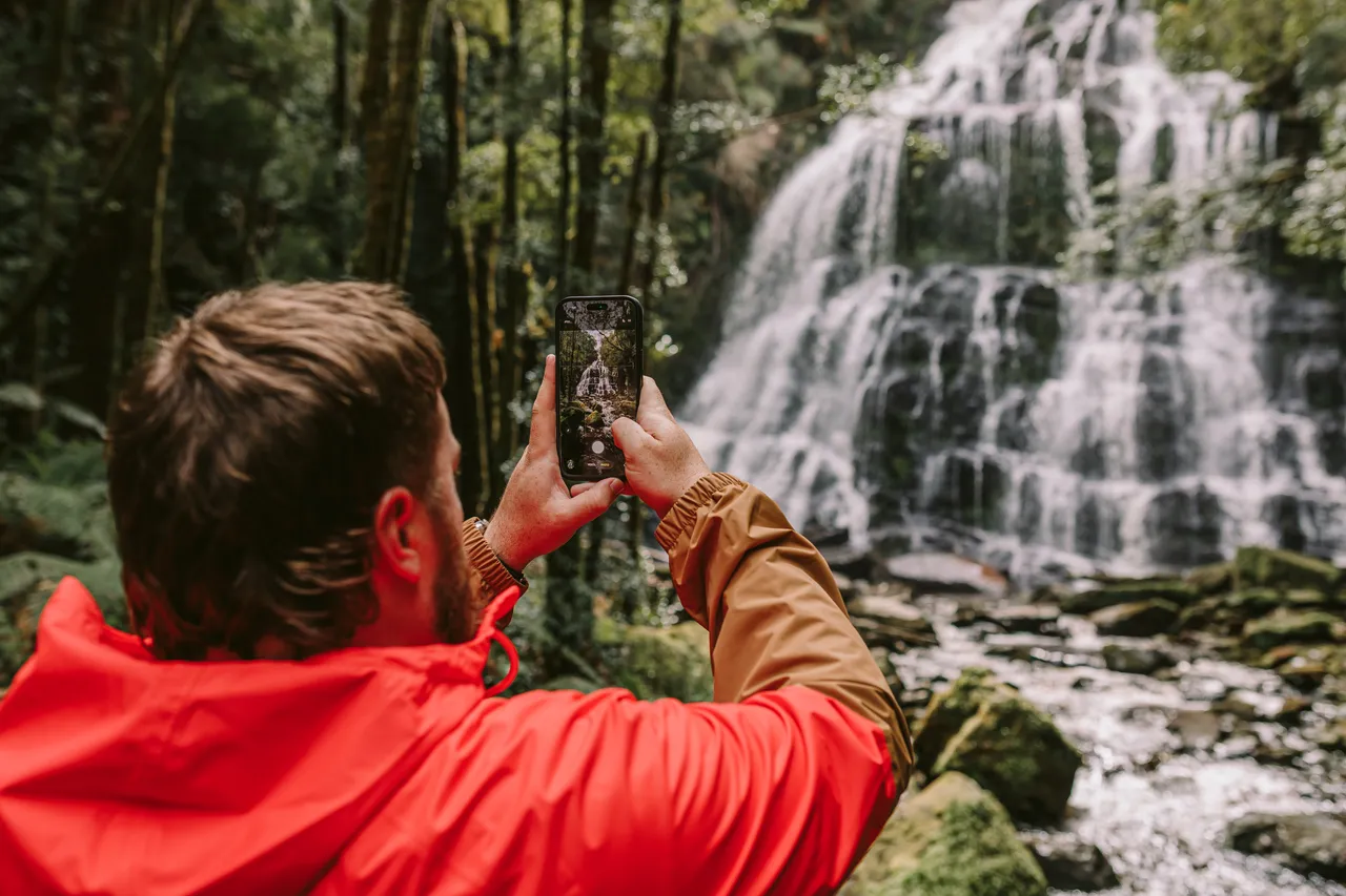 Taking Photos at Nelson Falls
