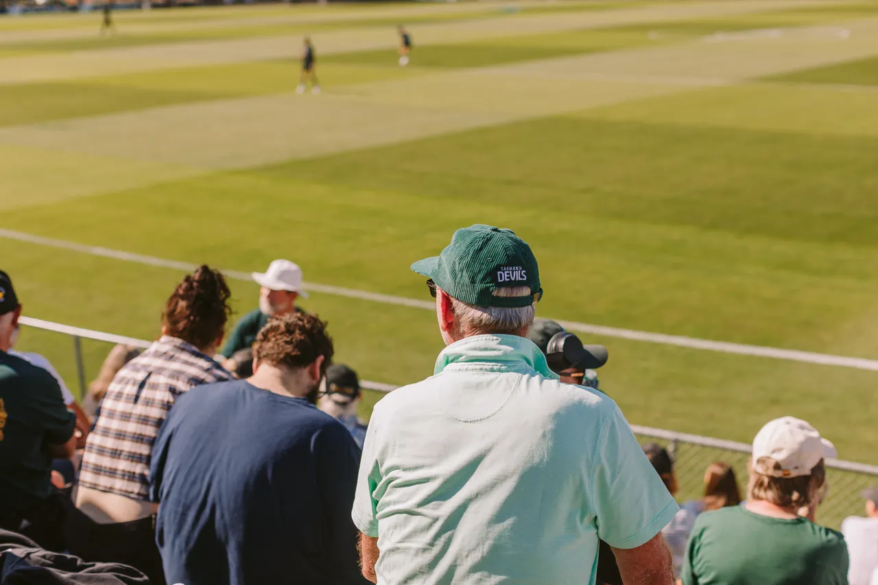 Spectators at Tasmania Devils Game