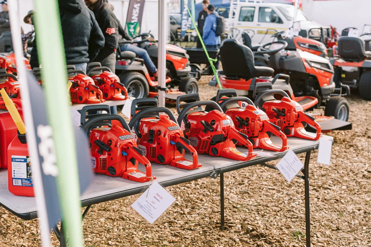 Chainsaw Display at Agfest