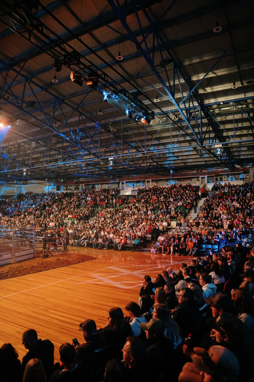 Crowd at the Island Stampede Rodeo