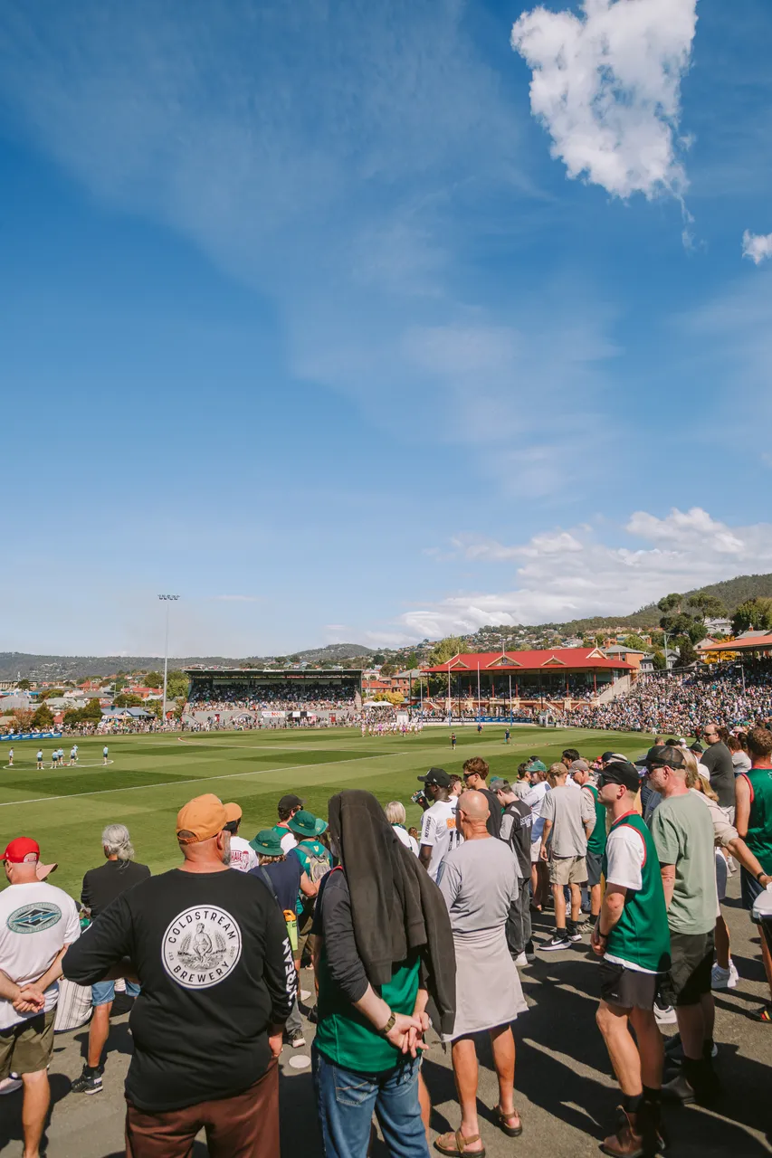 Spectators at Tasmania Devils Game