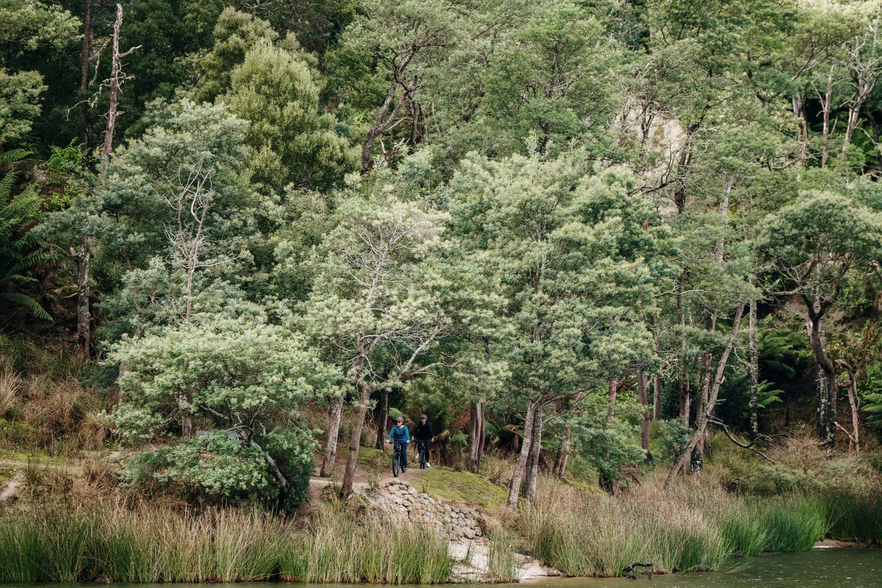 Biking Around Lake Derby