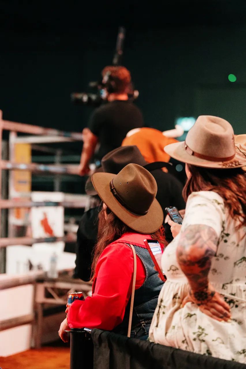 Crowd at the Island Stampede Rodeo
