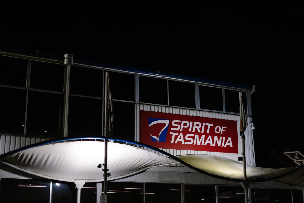 Spirit of Tasmania at Night
