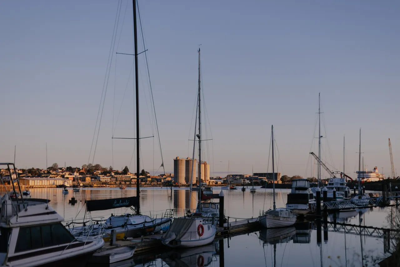 Port of Devonport at Sunrise