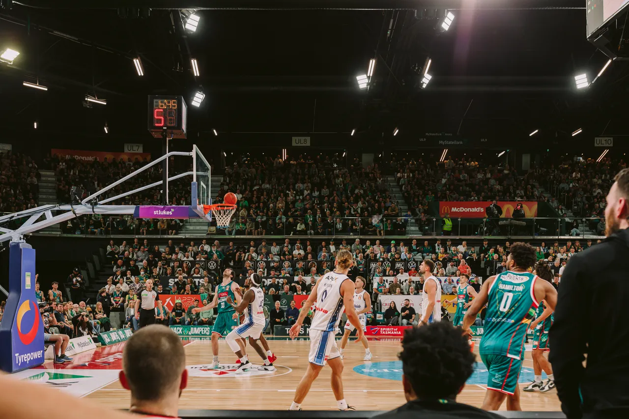 Tasmania JackJumpers Game at MyState Bank Arena