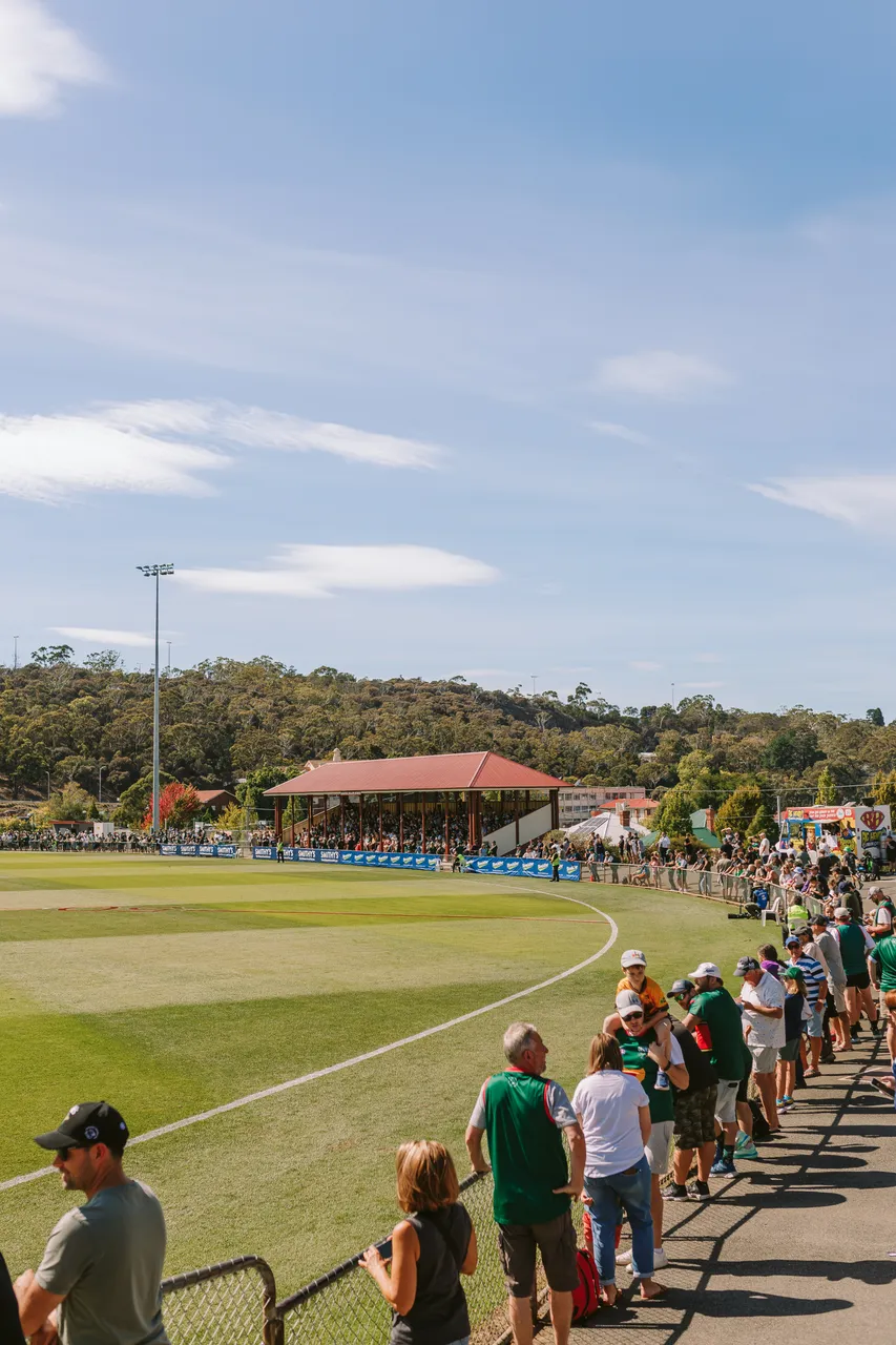 Spectators at Tasmania Devils Game