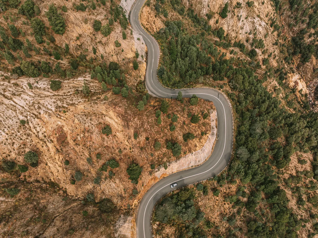 Lyell Highway Aerial