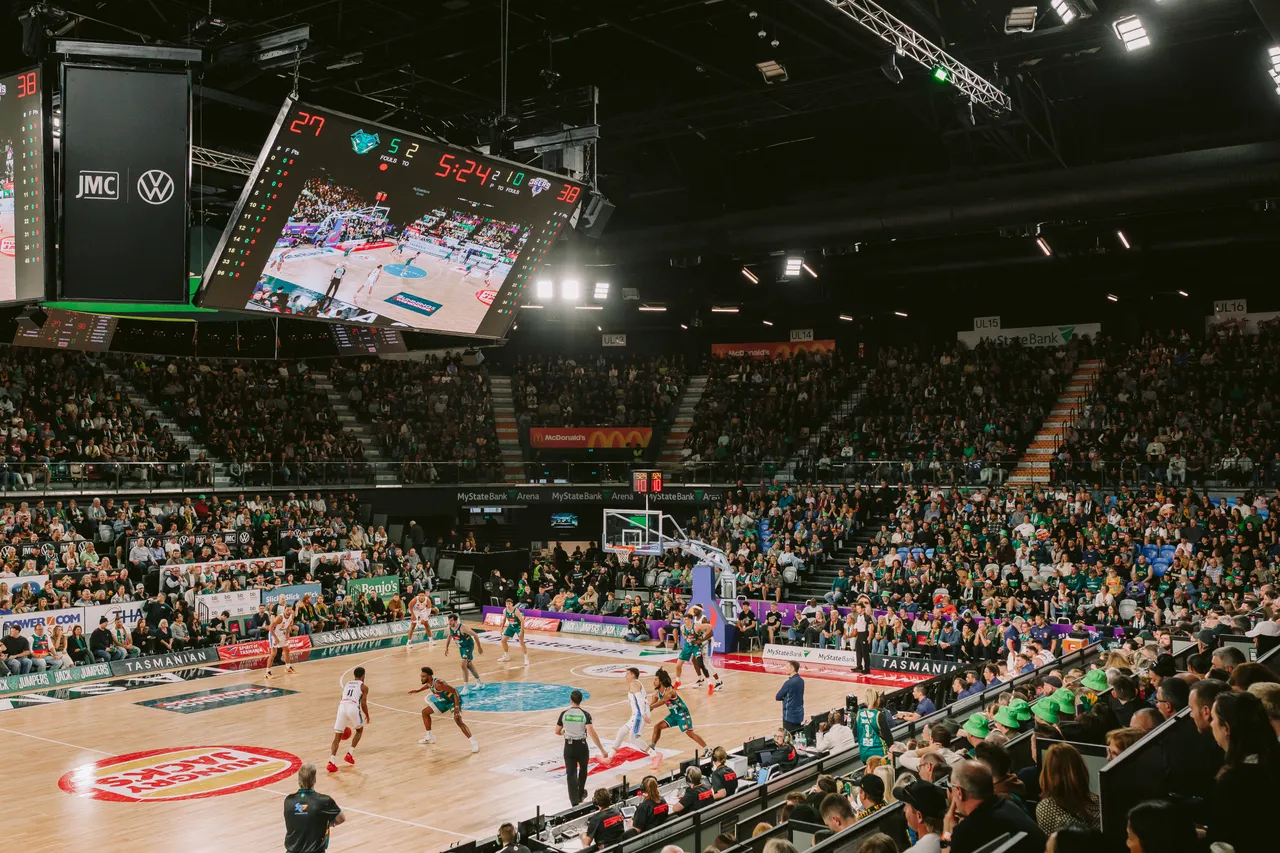 Tasmania JackJumpers Game at MyState Bank Arena