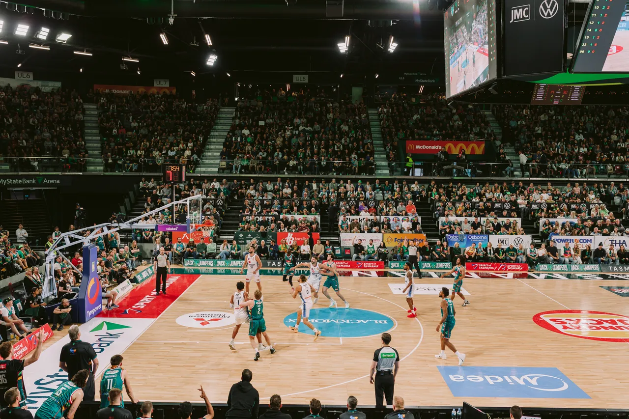 Tasmania JackJumpers Game at MyState Bank Arena