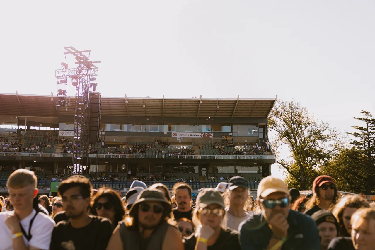 Crowd Gathering in UTAS Stadium