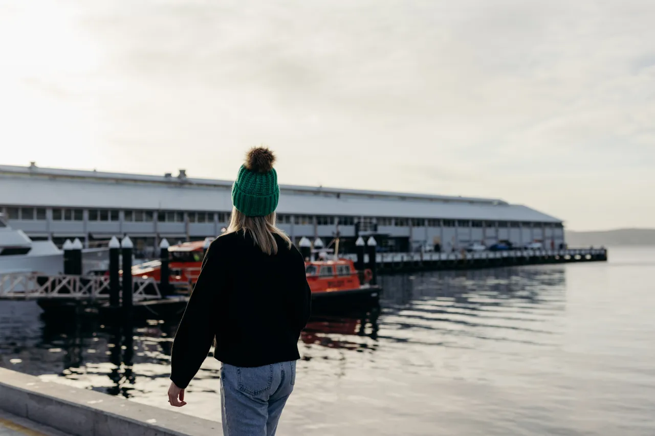 Walking Along the Hobart Waterfront