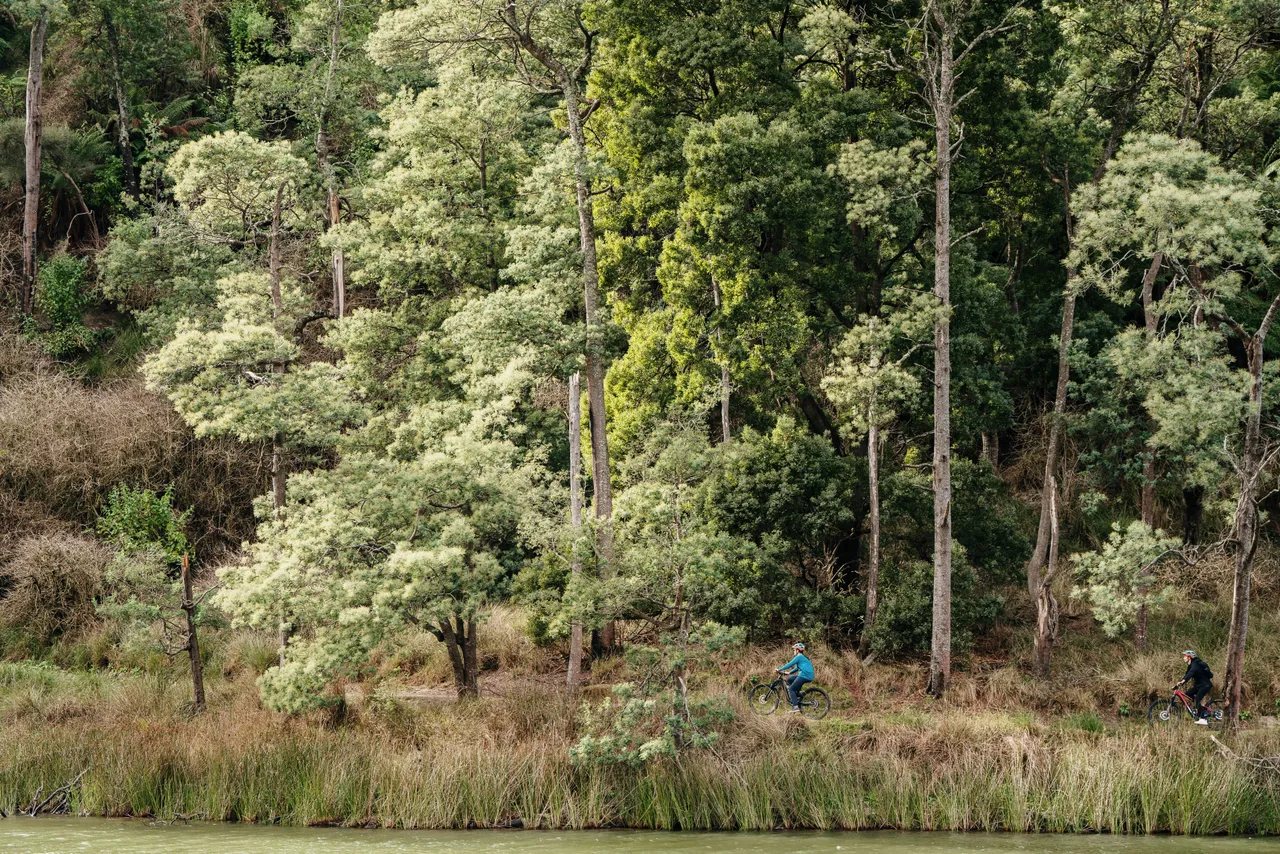 Biking Around Lake Derby