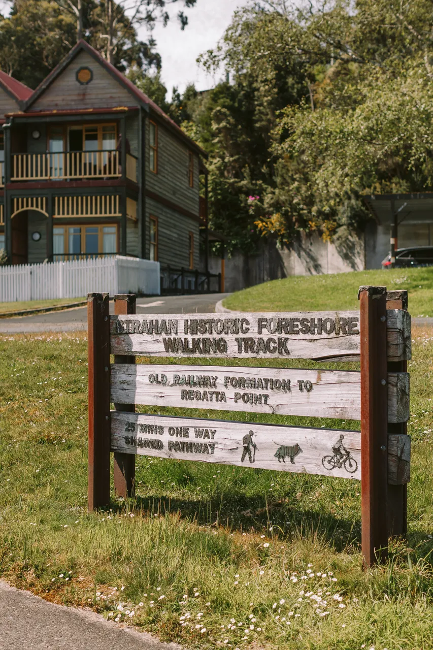 Strahan Foreshore Walking Track Signage