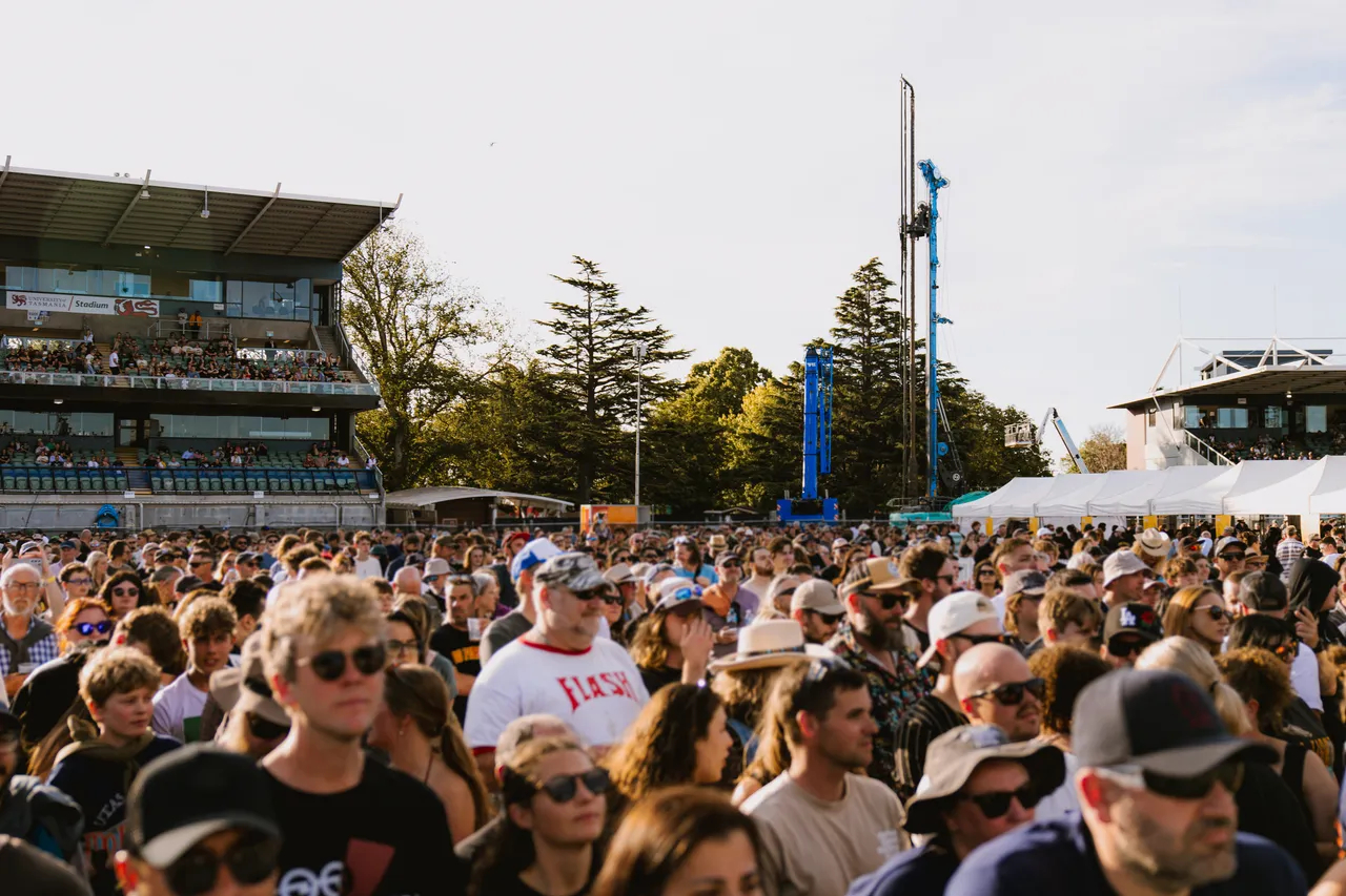 Crowd Gathering in UTAS Stadium