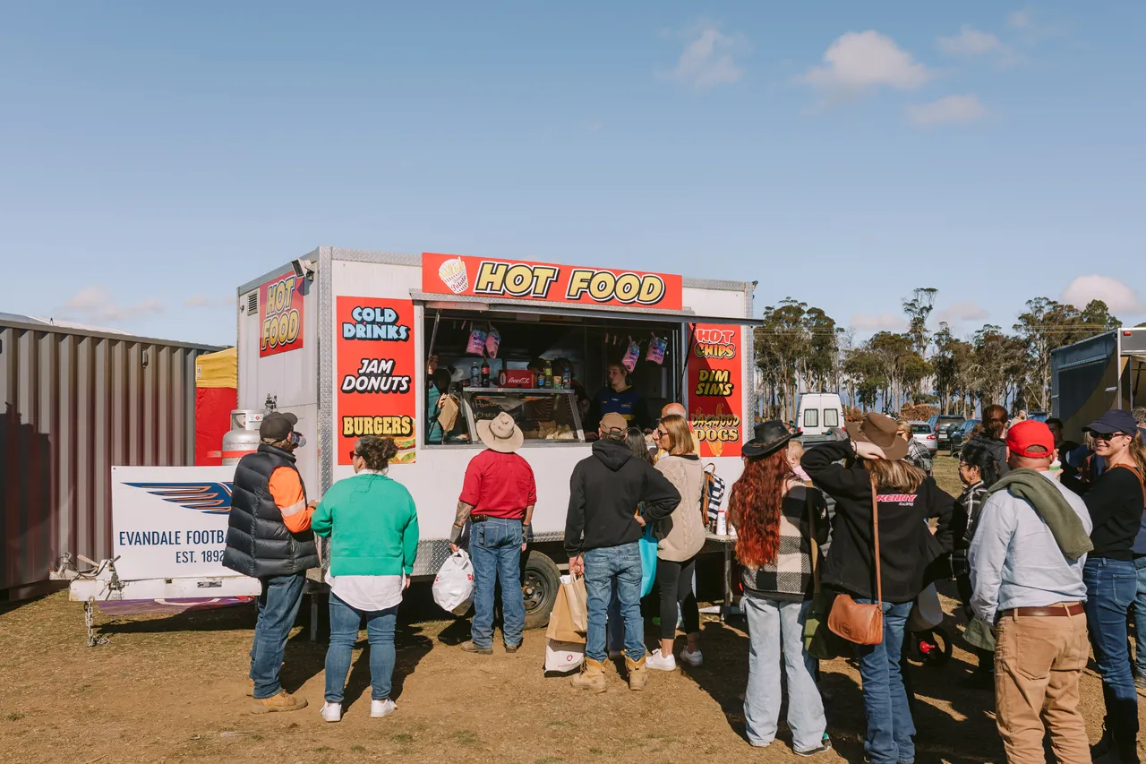 Food Truck in Field