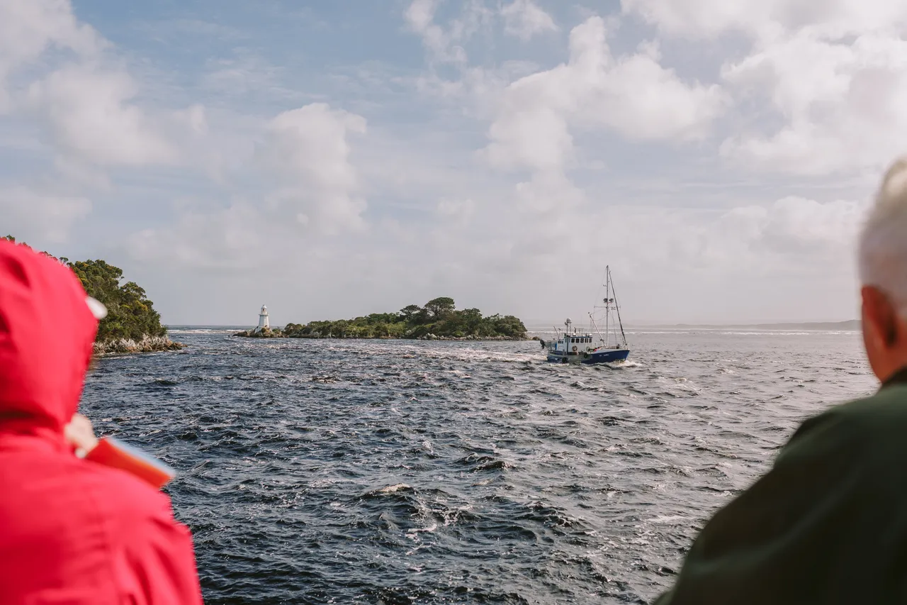 Boat Deck View of Entrance Island