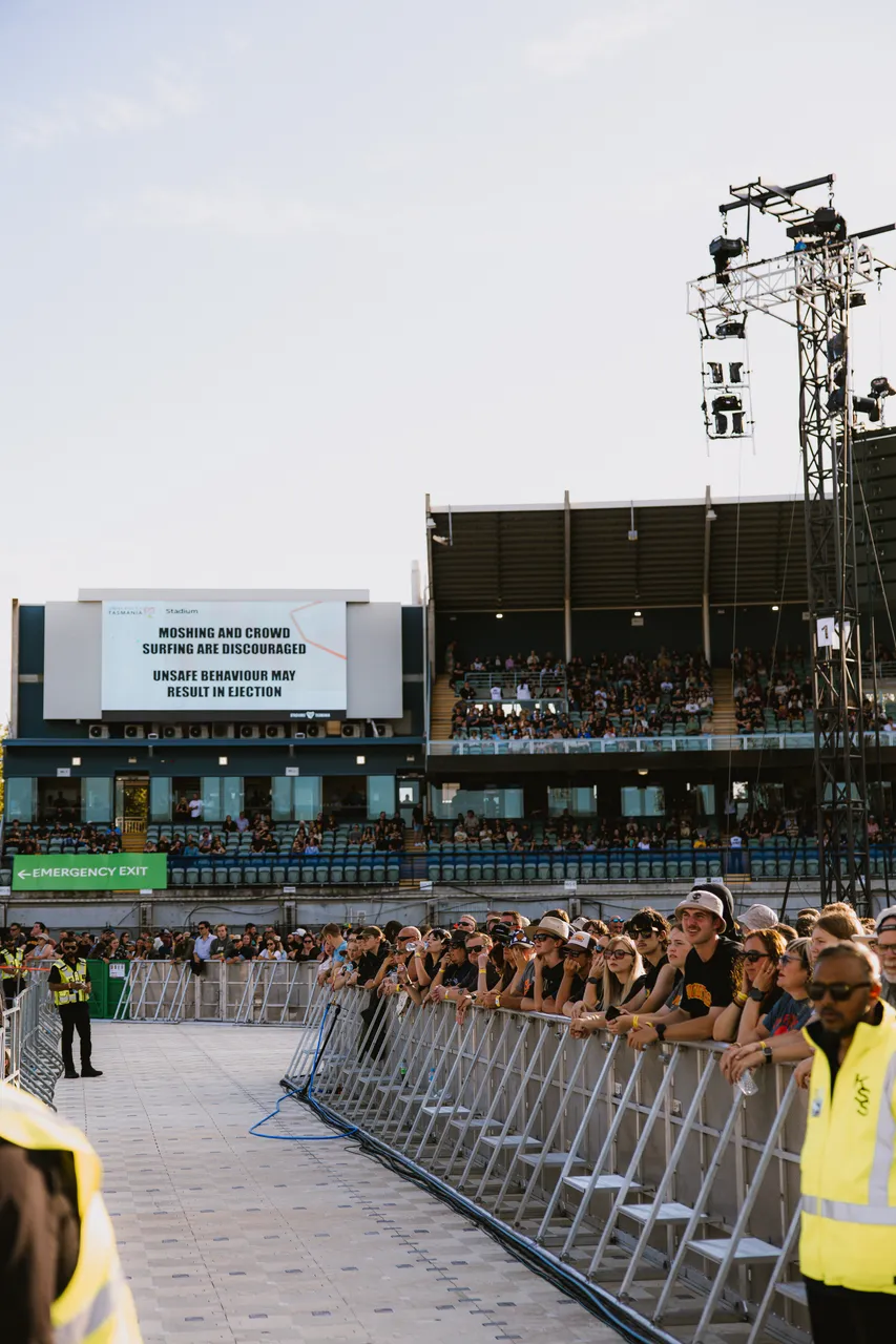 Crowd Gathering in UTAS Stadium