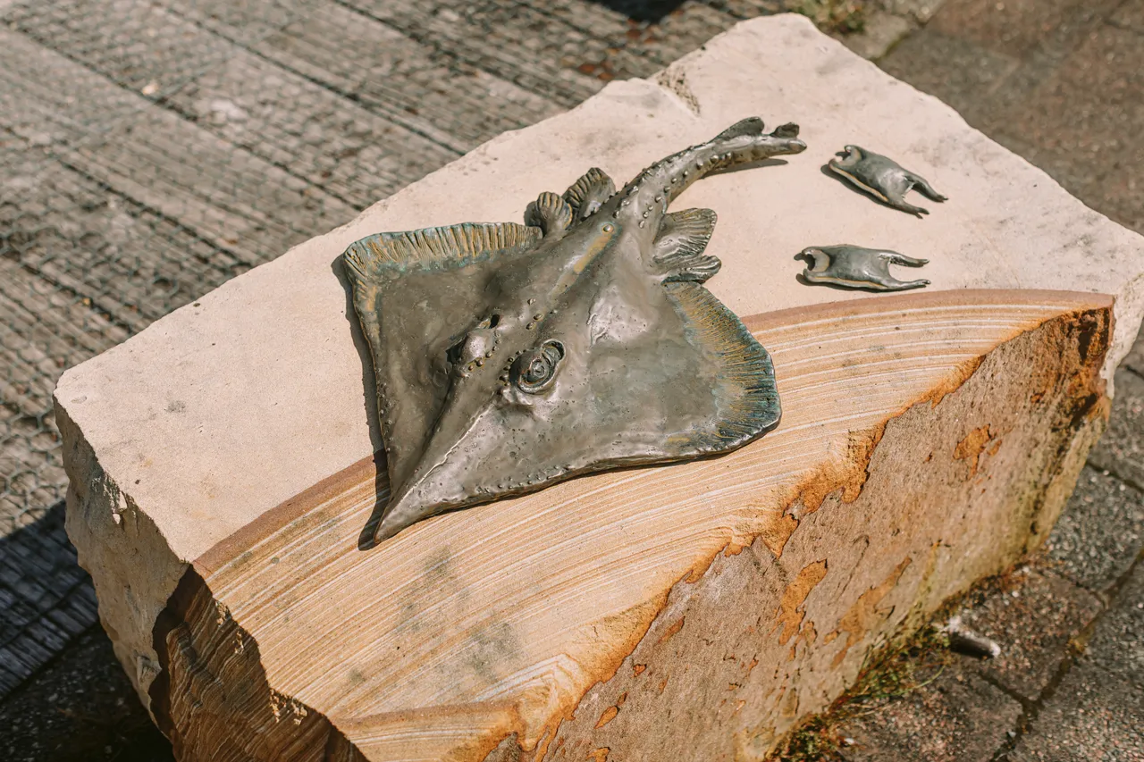 Skate Sculpture in Strahan