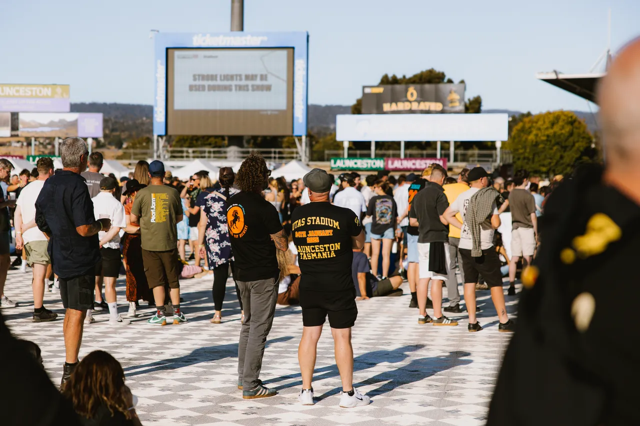 Crowd Gathering in UTAS Stadium