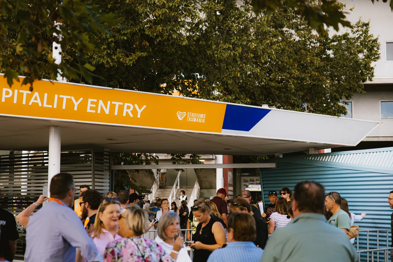 Entrance Gate at UTAS Stadium