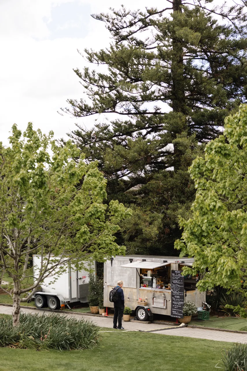 Food Truck in the Royal Tasmanian Botanical Gardens