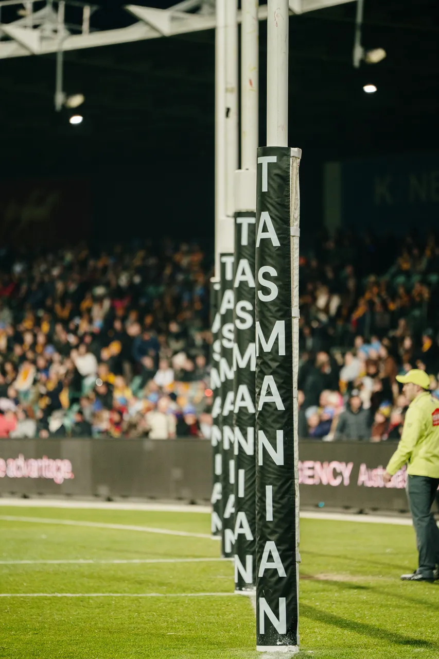 Tasmanian Signage at UTAS Stadium
