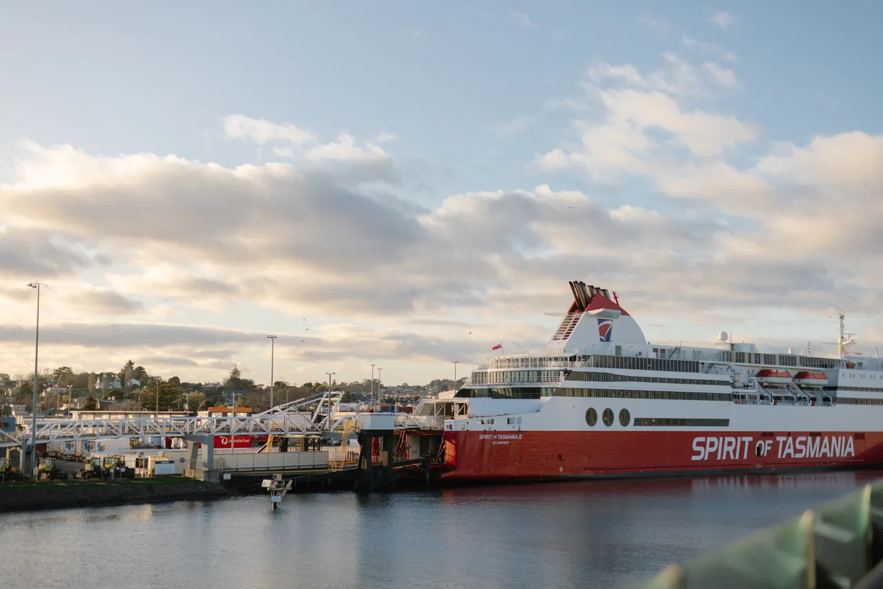Spirit of Tasmania at Sunrise