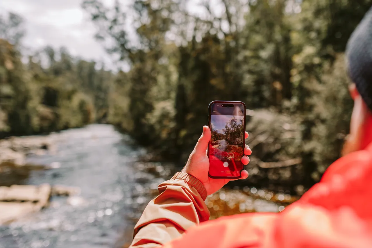 Taking Photos of Franklin River