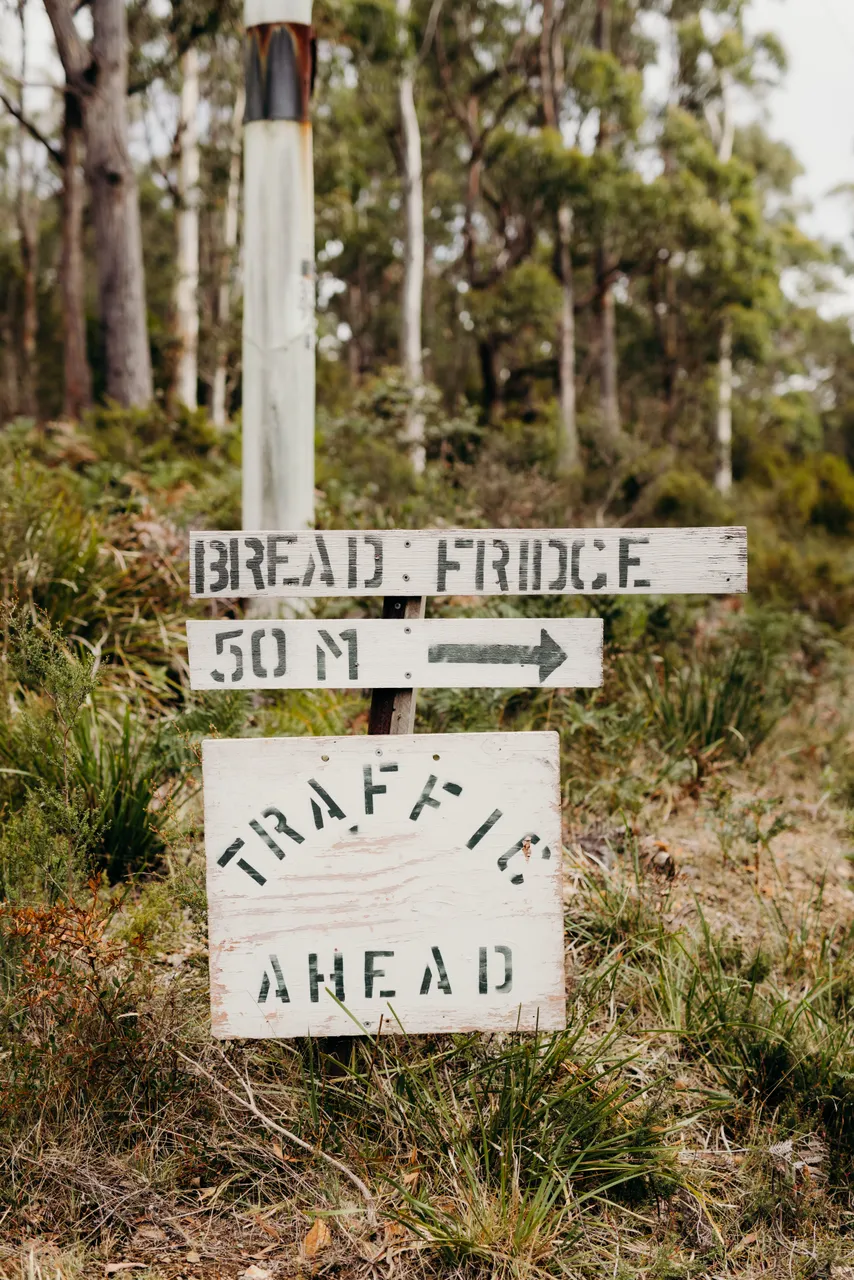 Bread Fridge Signage