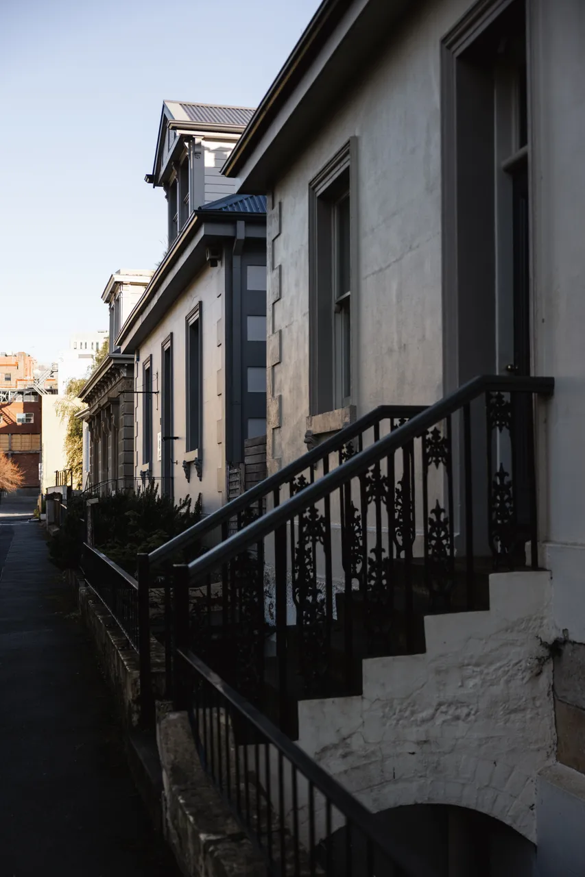 Streetscape in Hobart