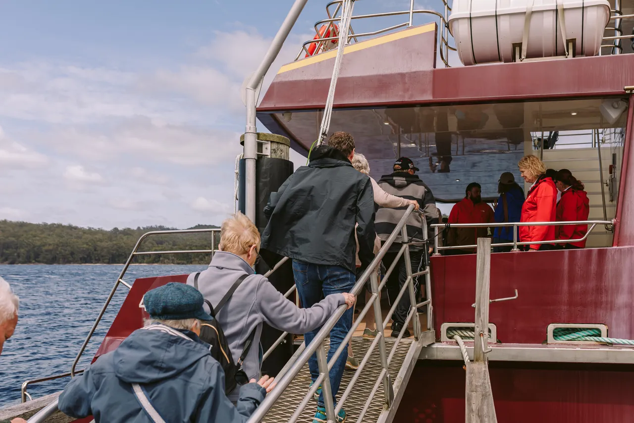 Boarding the Harbour Master II 