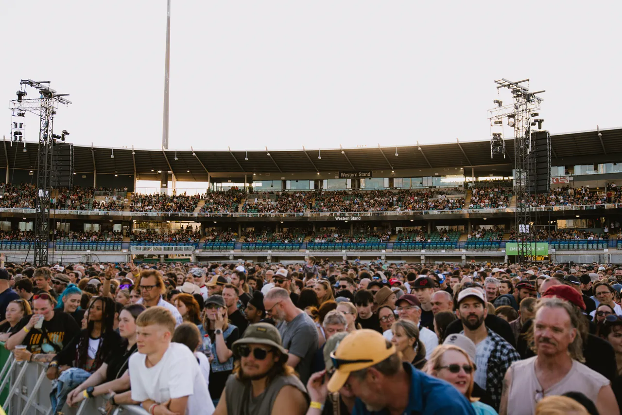 Crowd Gathering in UTAS Stadium