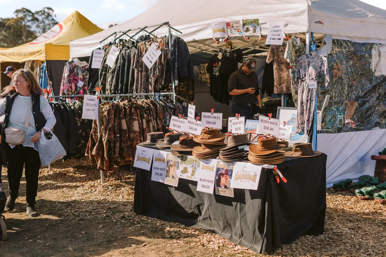 Hat Display at Agfest