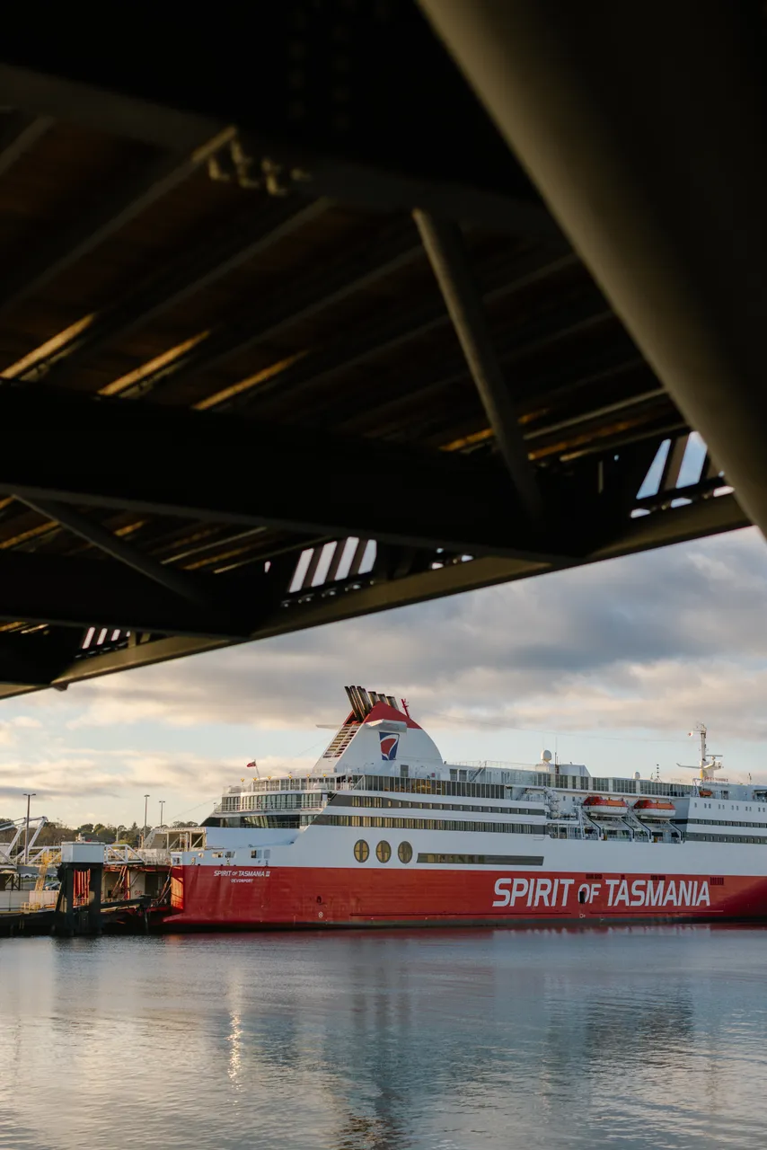 Spirit of Tasmania at Sunrise