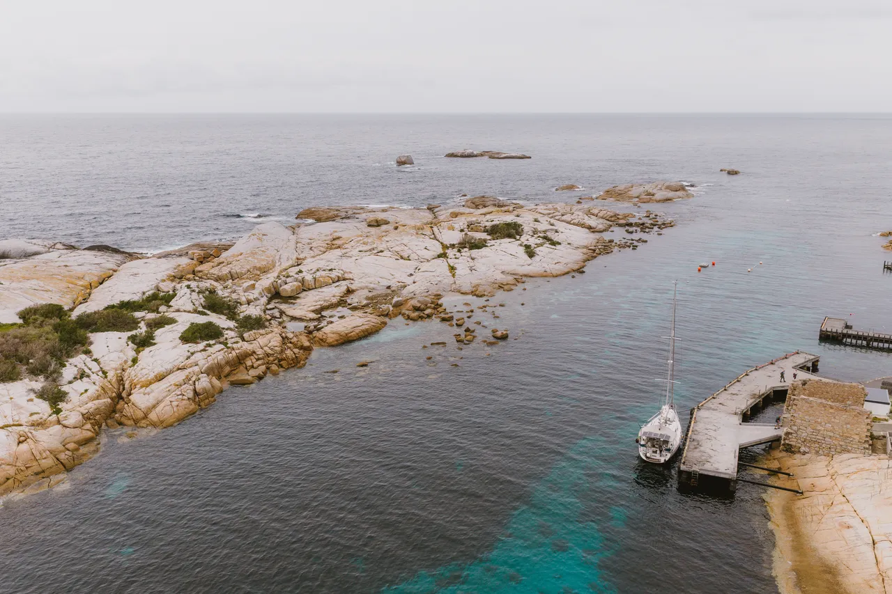 Governor Island Bicheno Aerial