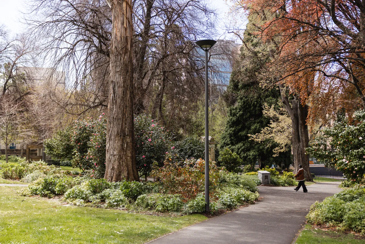 St David's Park in Spring