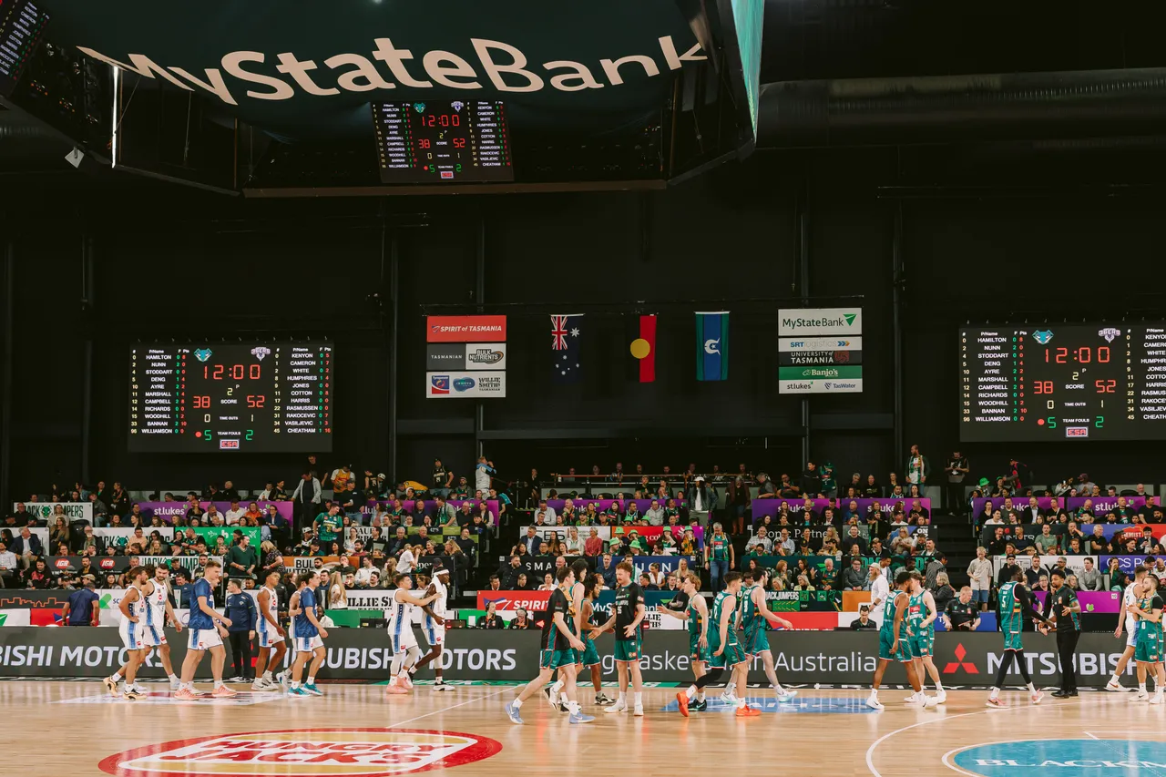 Tasmania JackJumpers Game at MyState Bank Arena