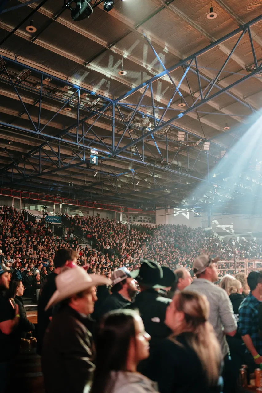 Silverdome Crowd for the Island Stampede Rodeo
