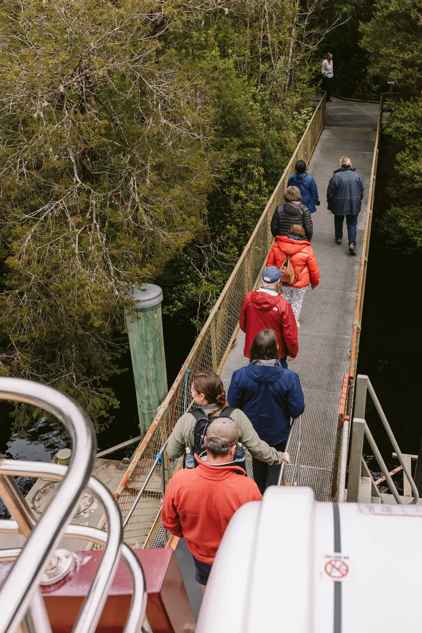 Passengers Entering Heritage Landing