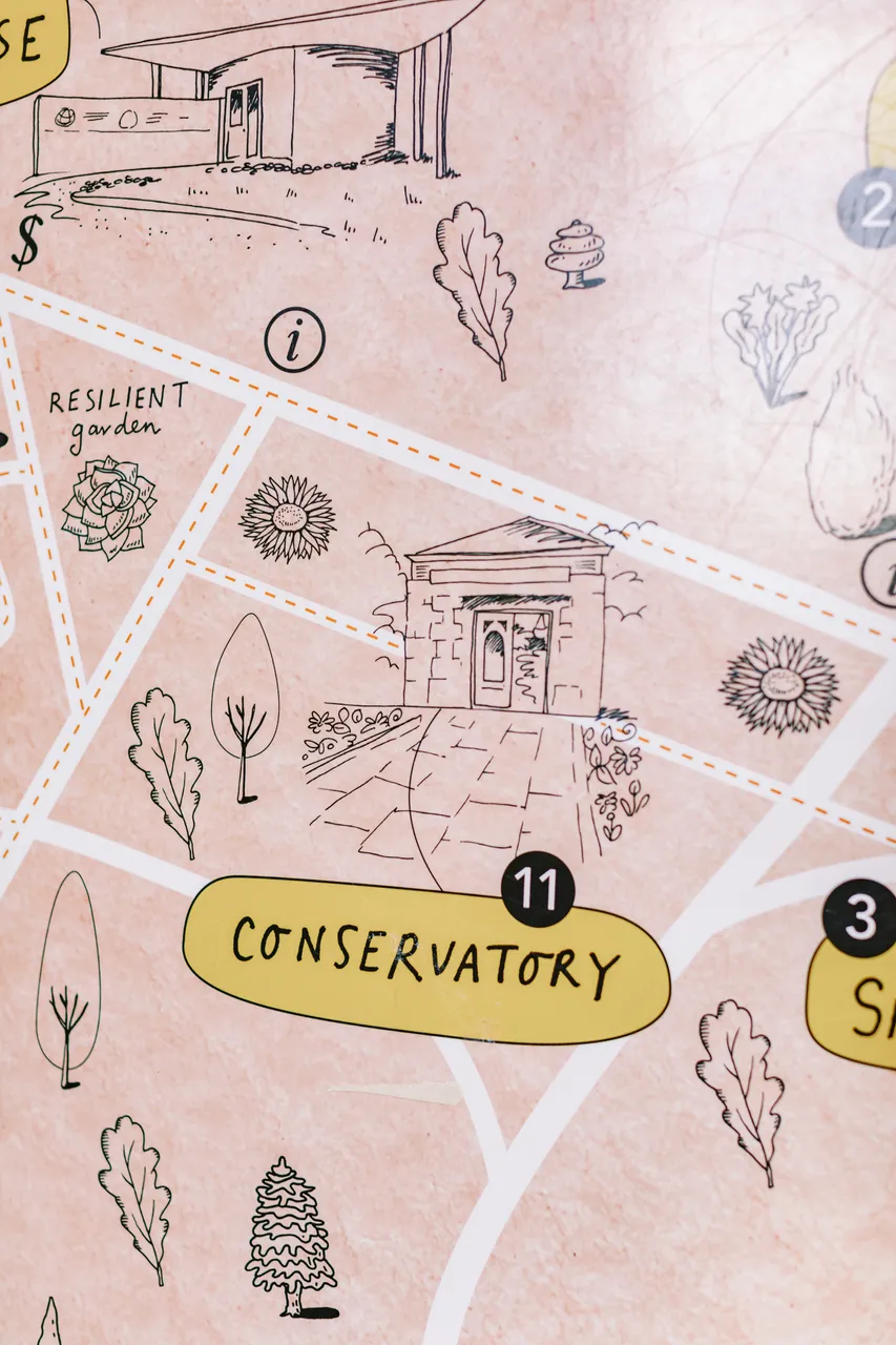 Map Details at the Royal Tasmanian Botanical Gardens