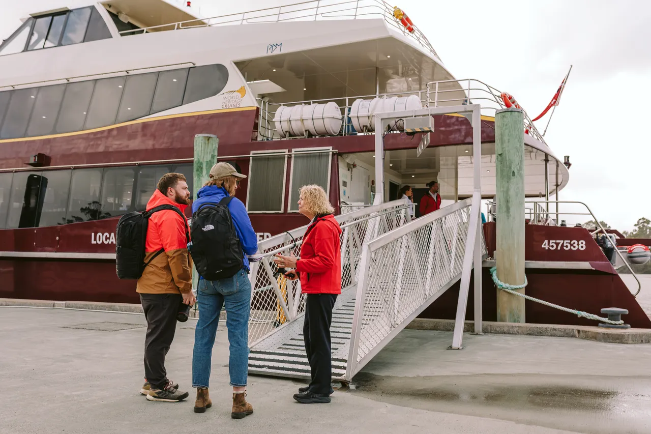 Boarding the Harbour Master II 