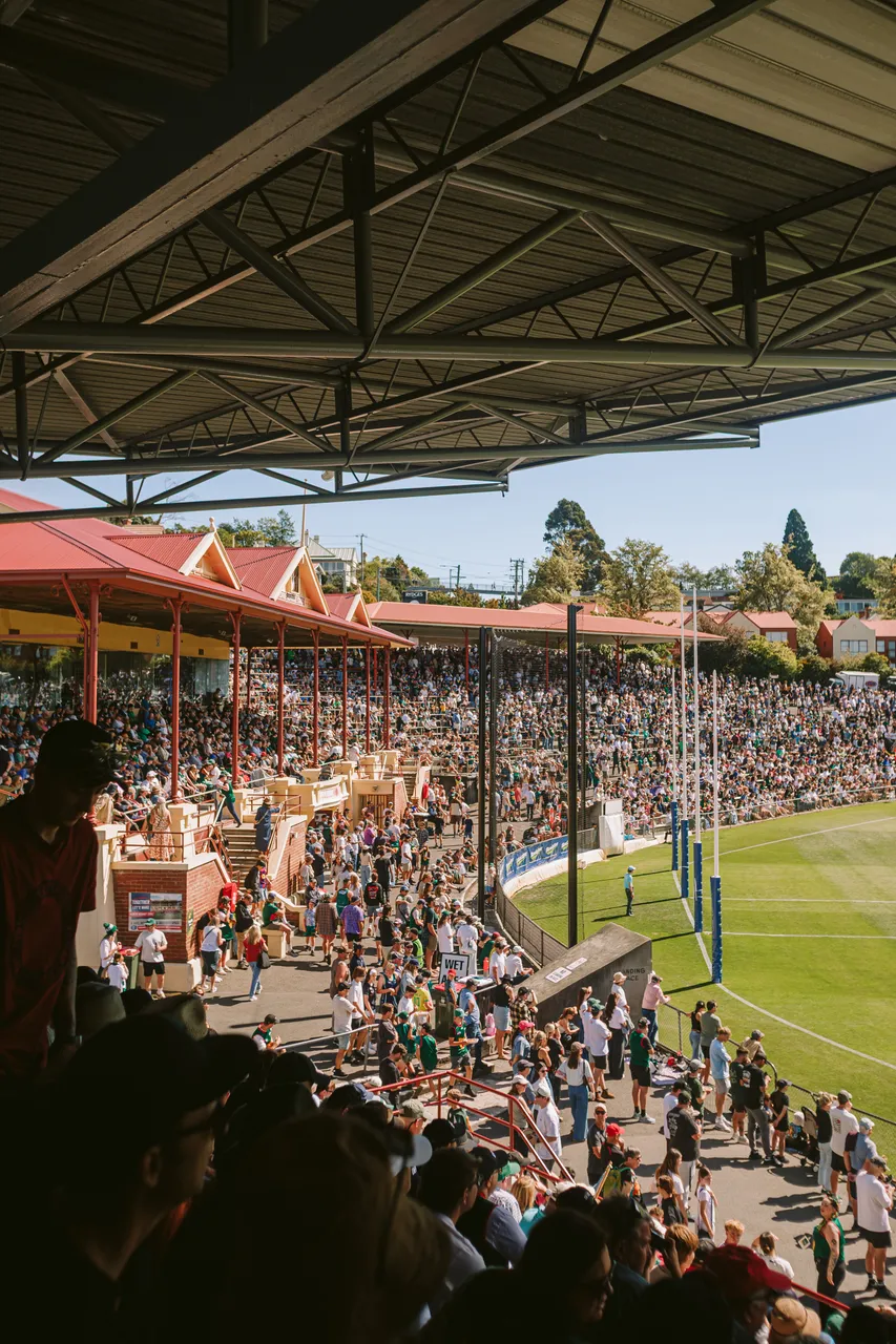 Spectators at Tasmania Devils Game